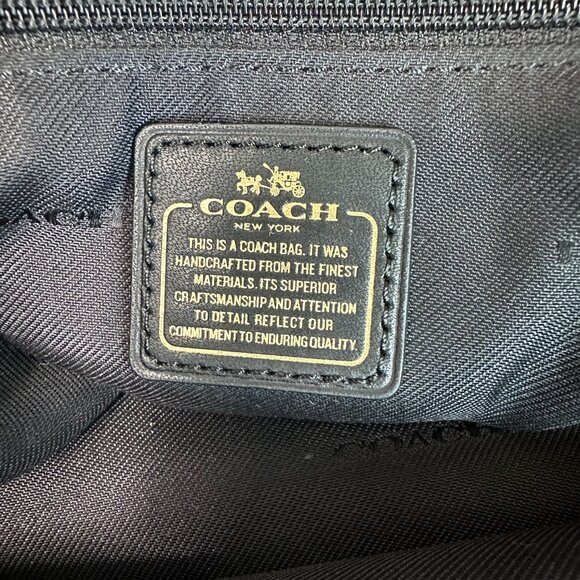 Coach Swagger 27 Satchel Leather Black - Picture 11 of 16